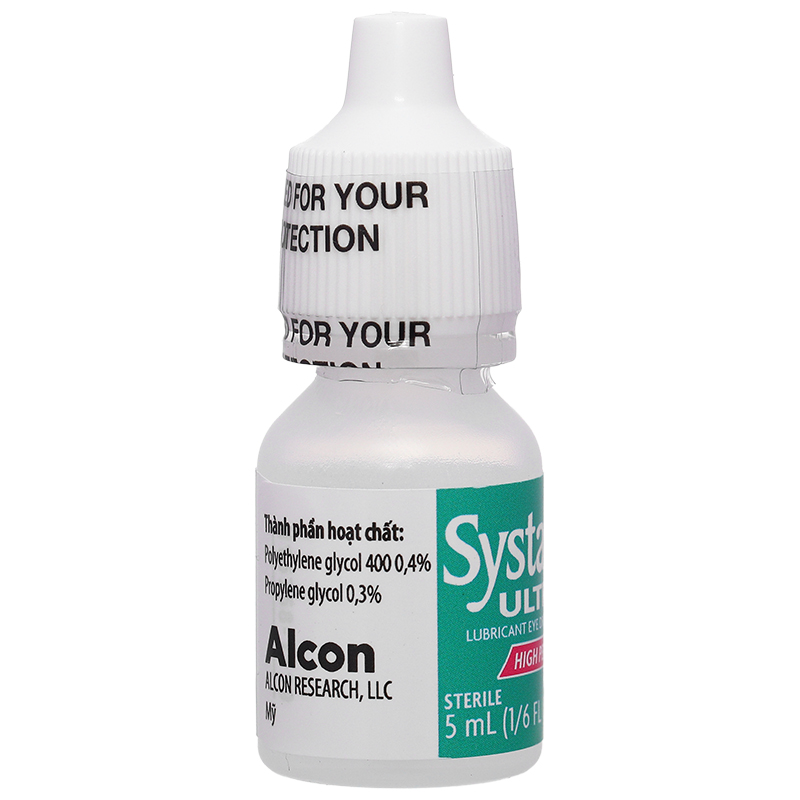 Dung dịch nhỏ mắt Systane Ultra giảm các chứng kích ứng mắt, khô mắt chai 5ml - 12
